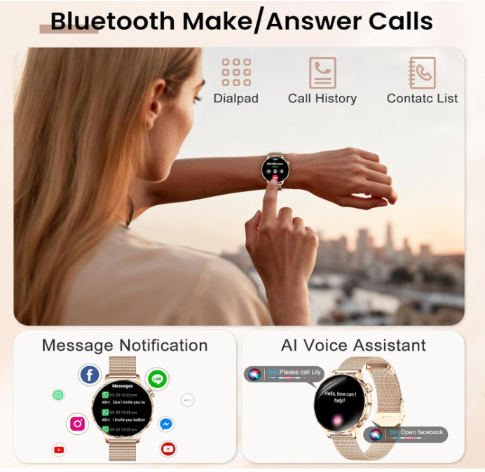 Kazunet Smart Watches for Women