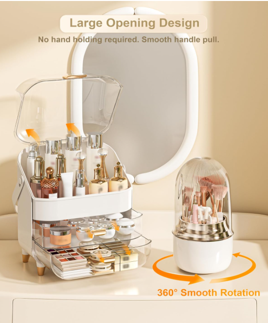 Makeup Organizer, Skincare Holder Bathroom Counter Organizer